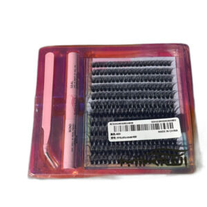 Unbranded NWT DIY Eyelash Kit with Tweezers, adhesive and lashes black